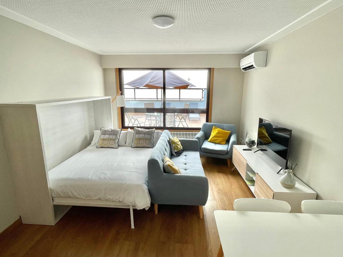 Estudio Centrico 1 Con Terraza Y Parking Privado Ourense Eksteriør bilde