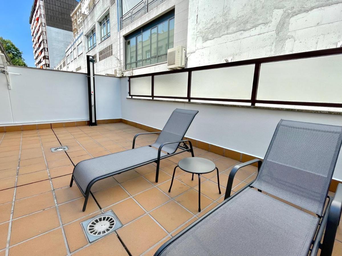 Estudio Centrico 1 Con Terraza Y Parking Privado Ourense Eksteriør bilde