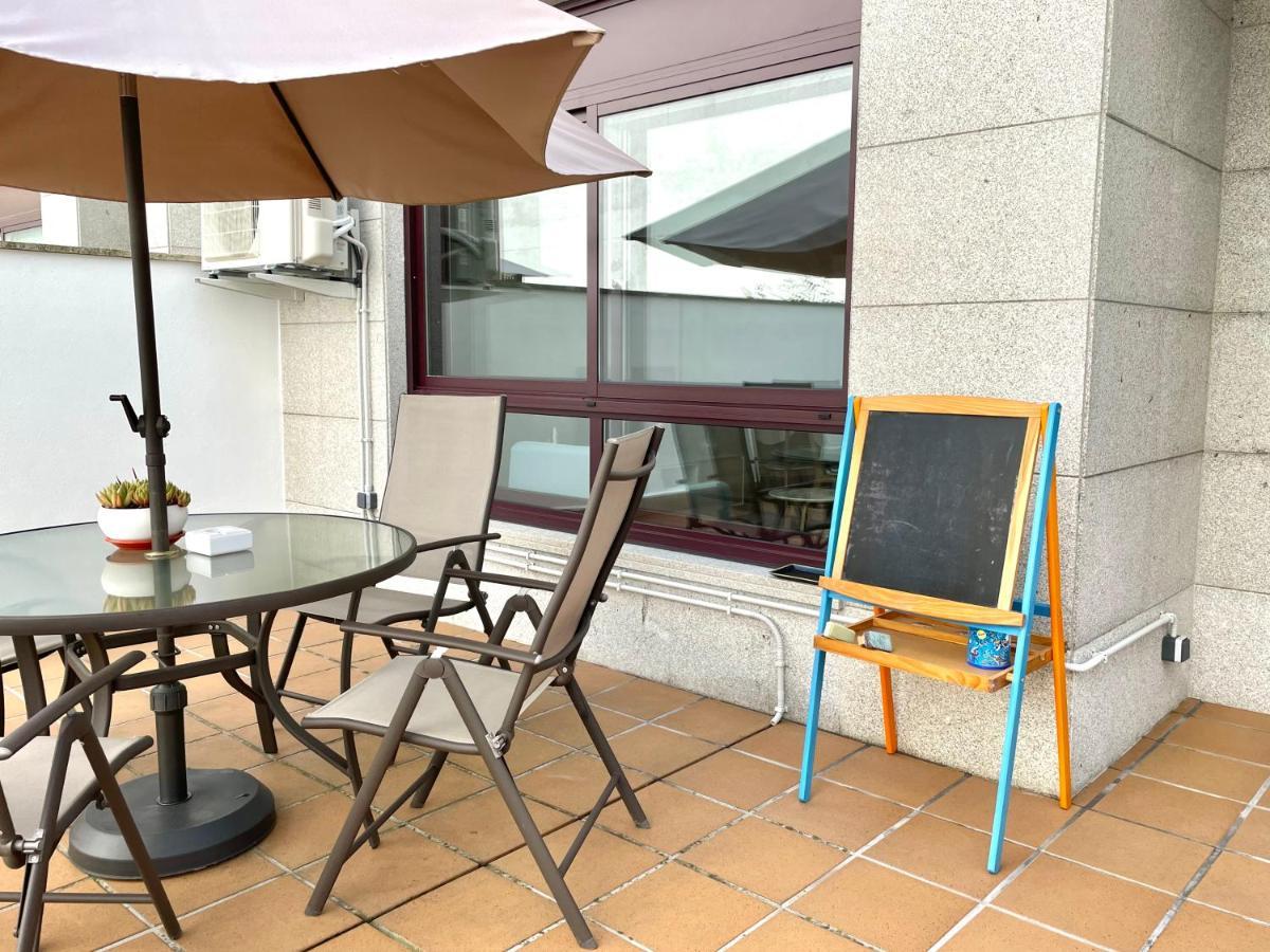 Estudio Centrico 1 Con Terraza Y Parking Privado Ourense Eksteriør bilde